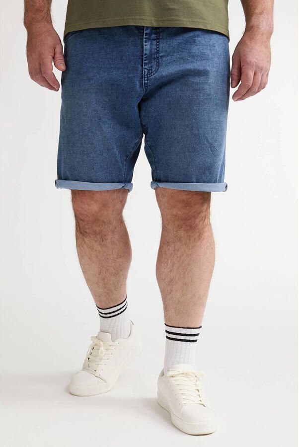 Petrol industries Plus Size regular short medium blue denim