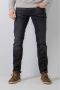 Petrol Industries regular tapered fit jeans RUSSEL met riem black stone - Thumbnail 1