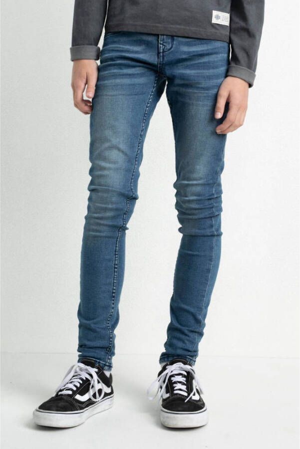 Petrol Industries slim fit jeans Nolan sweet moonshine Blauw Jongens Stretchdenim 116