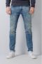 Petrol Industries slim fit jeans SEAHAM met riem blauw - Thumbnail 1