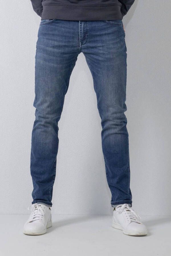 Petrol Industries slim fit jeans SEAHAM met riem cloudy sky