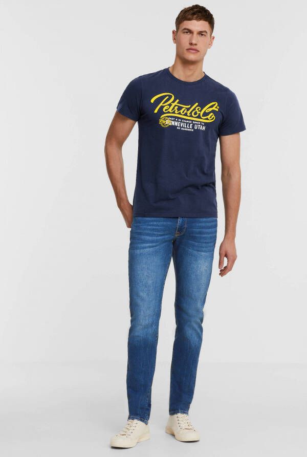 Petrol Industries slim fit jeans Seaham met riem medium vintage - Foto 4