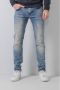 Petrol Industries slim fit jeans Seaham met riem spring indigo - Thumbnail 1