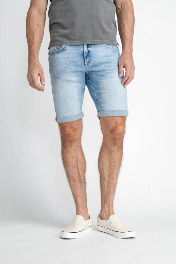 Petrol Industries slim fit short light indigo