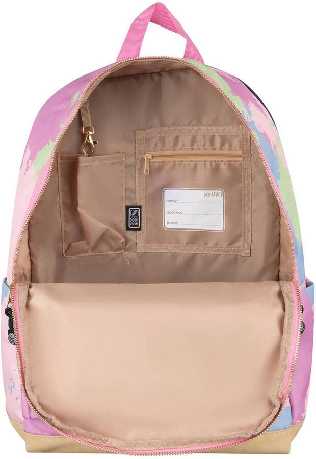 Pick & Pack rugzak Faded L camouflageprint roze - Foto 3