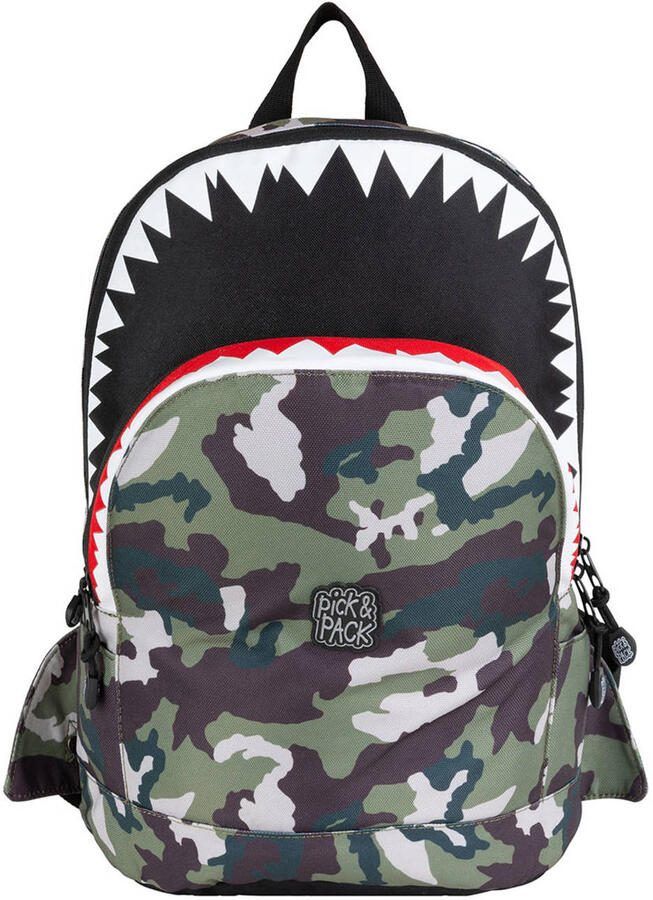 Pick & Pack rugzak Shark Shape M camo