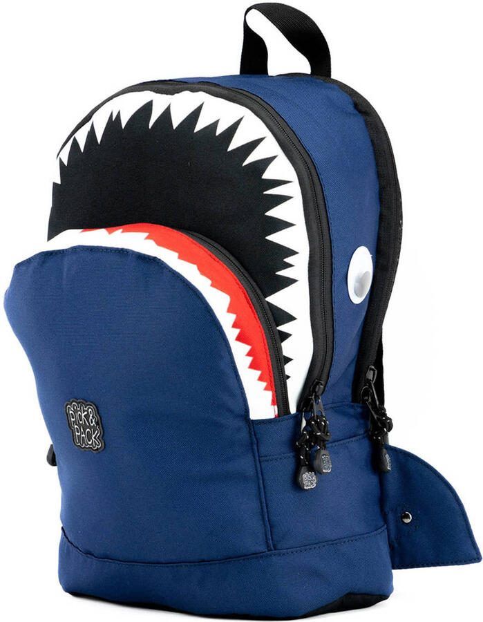 Pick & Pack rugzak Shark Shape M donkerblauw - Foto 3