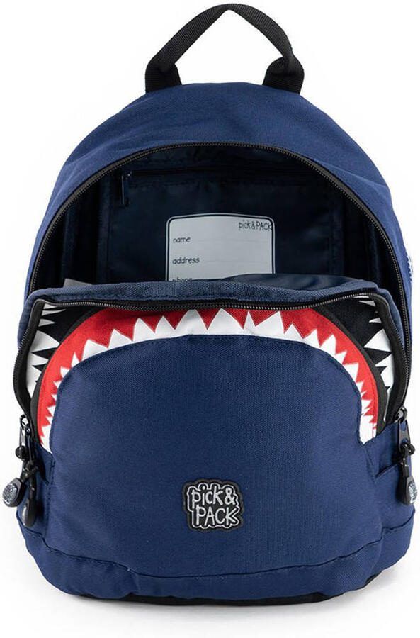 Pick & Pack rugzak Shark Shape S donkerblauw - Foto 3