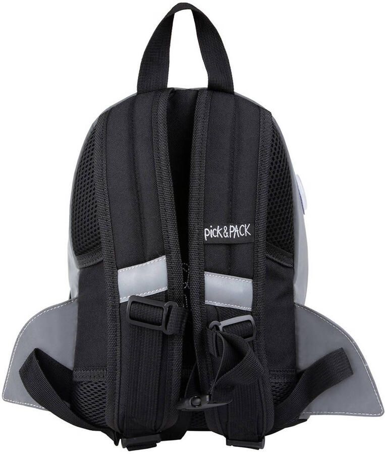 Pick & Pack rugzak Shark Shape S grijs - Foto 2