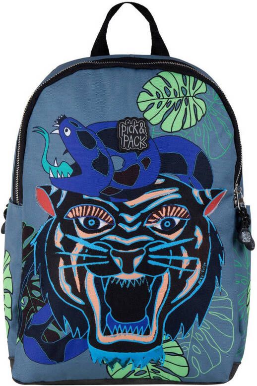 Pick & Pack rugzak Dangerous Cat M blauw