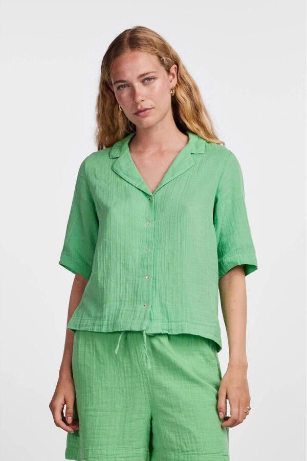 PIECES blouse groen