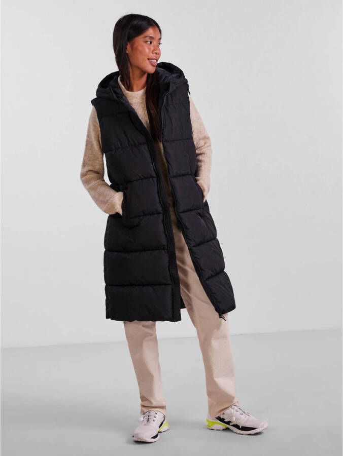 PIECES bodywarmer PCBEE van gerecycled polyester zwart