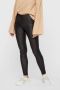Pieces Imitatieleren broek PCSKIN PARO HW COATED LEGGINGS NOOS BC - Thumbnail 1