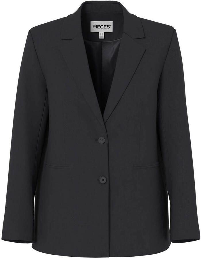 PIECES Curve oversized blazer Plus Size zwart