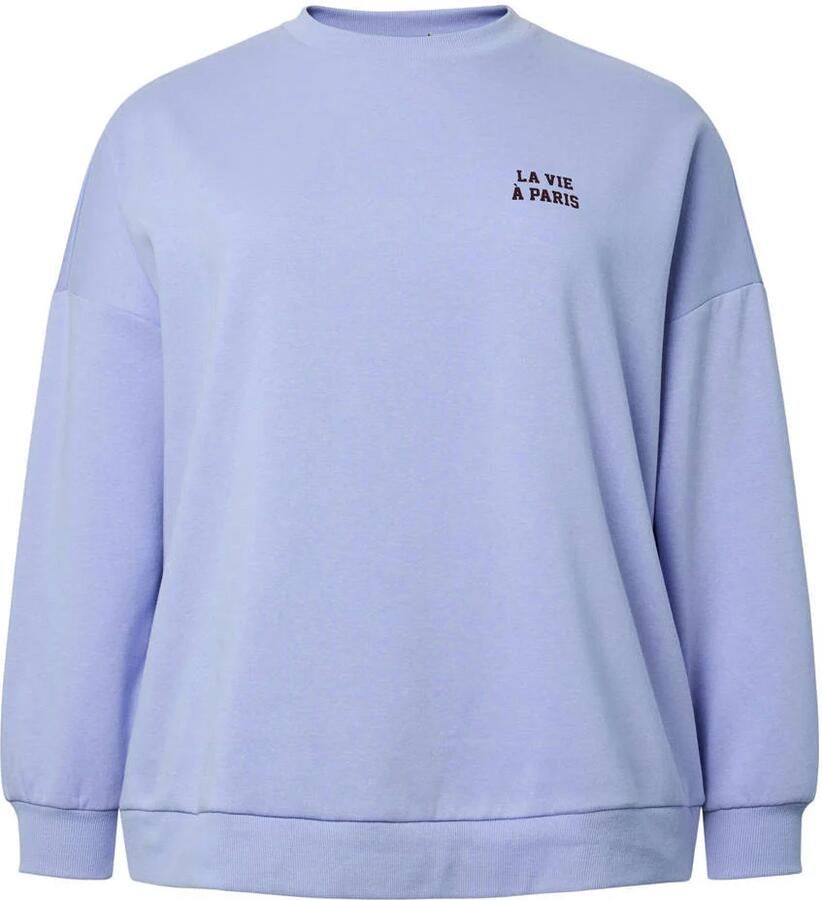 PIECES Curve sweater lila
