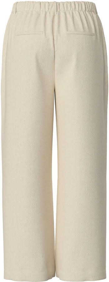PIECES Curve wide leg high waist casual broek beige - Foto 2