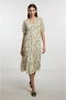 Pieces Midi-jurk van viscose met all-over motief model 'LYDIA' - Thumbnail 1