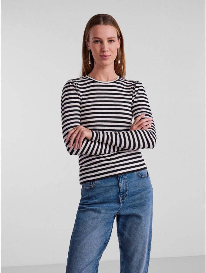 Pieces Shirt met lange mouwen PCRUKA LS PUFF TOP NOOS BC