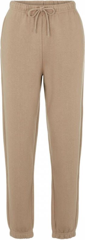 PIECES high waist regular fit sweatpants PCCHILLI lichtbruin
