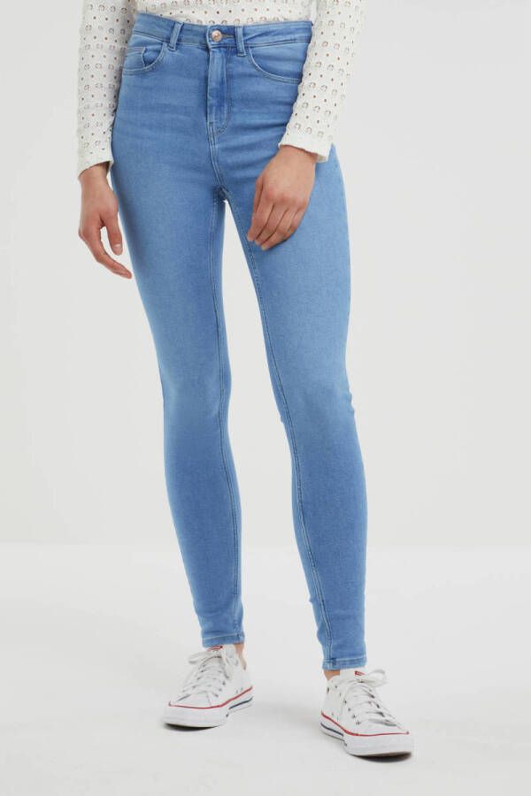 PIECES high waist skinny jeans PCHIGHFIVE light blue denim