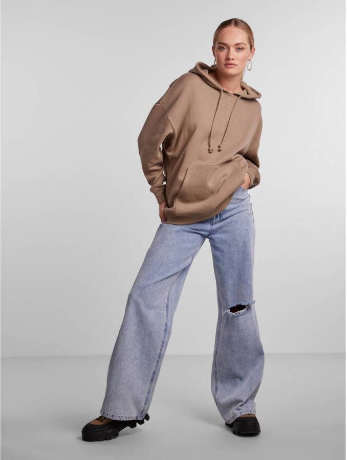 Pieces Hoodie met extra brede schouders model 'Chilli'