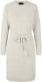 PIECES jurk PCCAVA van gerecycled polyester lichtgrijs - Thumbnail 1