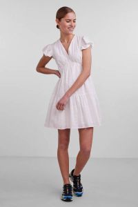 Pieces Jurk van broderie anglaise model 'Sia'
