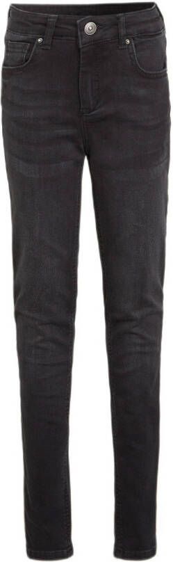 PIECES KIDS skinny jeans LPRUNA black Zwart Meisjes Stretchdenim Effen 116