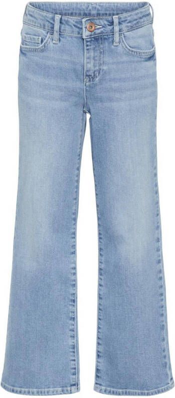 PIECES KIDS wide leg jeans PKLANA light blue denim