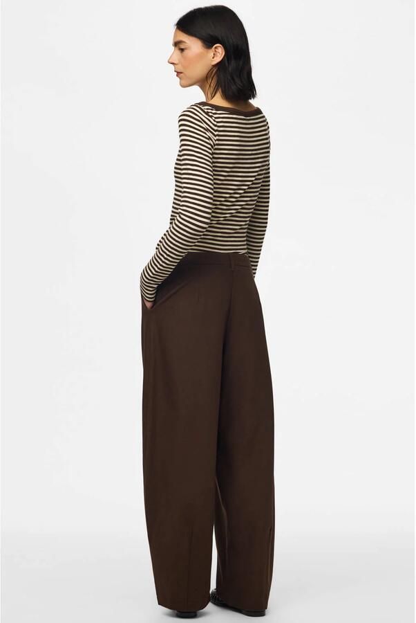 Pieces slim fit pantalon met viscose model 'BOSELLA' - Foto 2