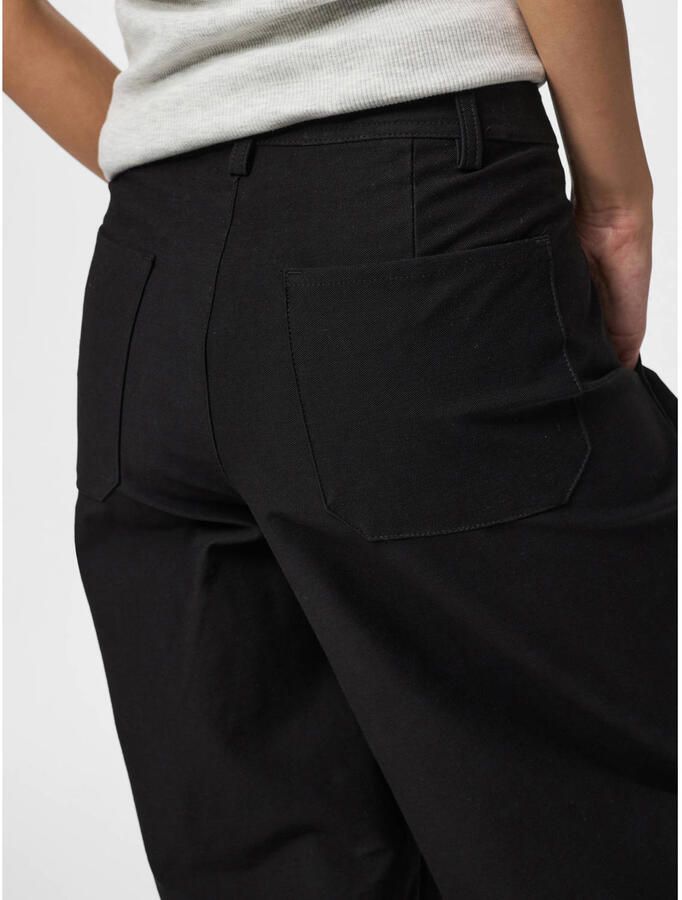 PIECES barrel casual broek zwart - Foto 2