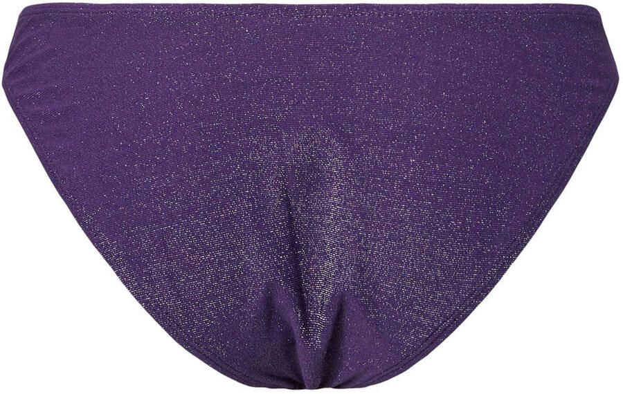 PIECES bikinibroekje PCLAOMI met lurex paars