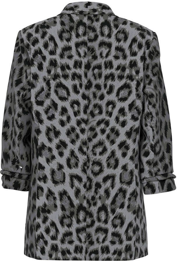 Pieces Regular fit lange blazer met all-over motief model 'BOSELLA' - Foto 2