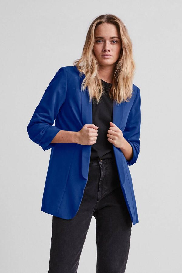 PIECES blazer PCBOSELLA blauw - Foto 3