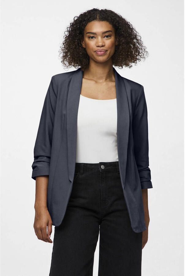 Pieces Blouseblazer PCBOSELLA 3 4 BLAZER NOOS met plooidetail op de mouw - Foto 2