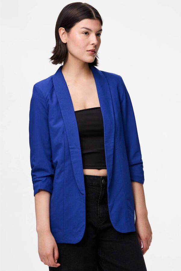 PIECES blazer PCBOSELLA blauw - Foto 3