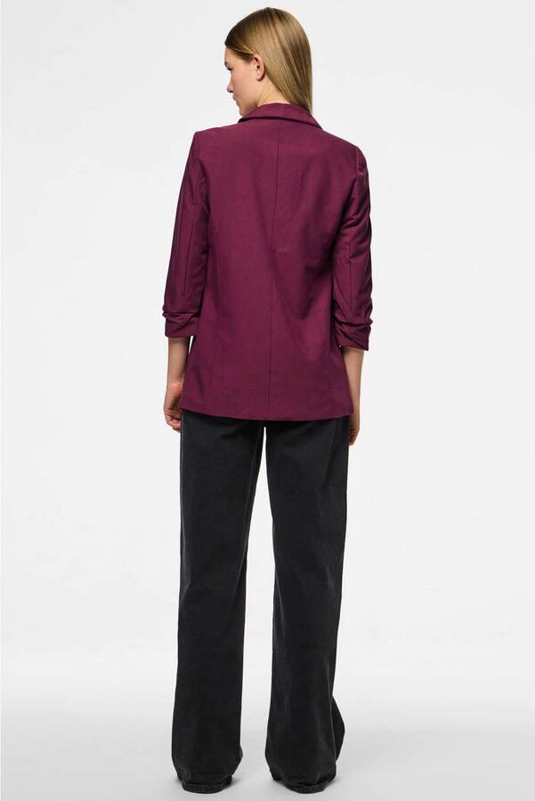 Pieces Blouseblazer PCBOSELLA 3 4 BLAZER NOOS met plooidetail op de mouw - Foto 3