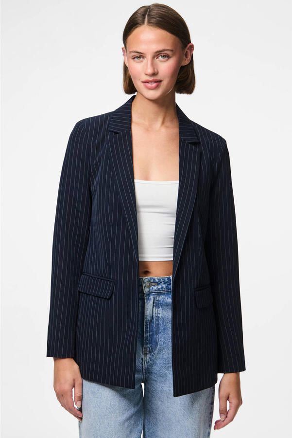 Pieces Lange blazer PCBOZZY LS LOOSE STRIPED BLAZER NOOS BC