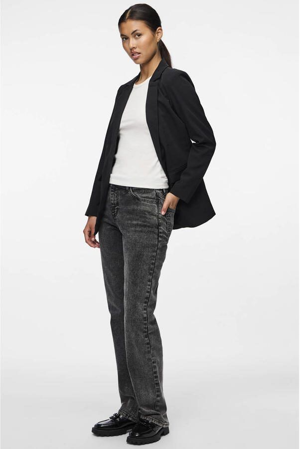Pieces Loose fit lange blazer met figuurnaden model 'BOZZY' - Foto 2