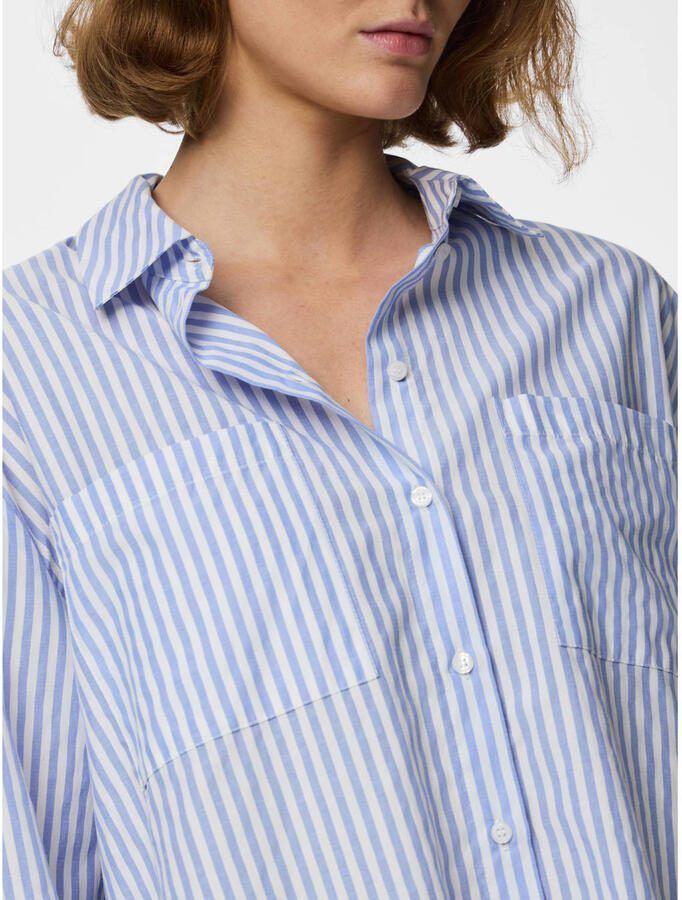 PIECES blouse blauw - Foto 2