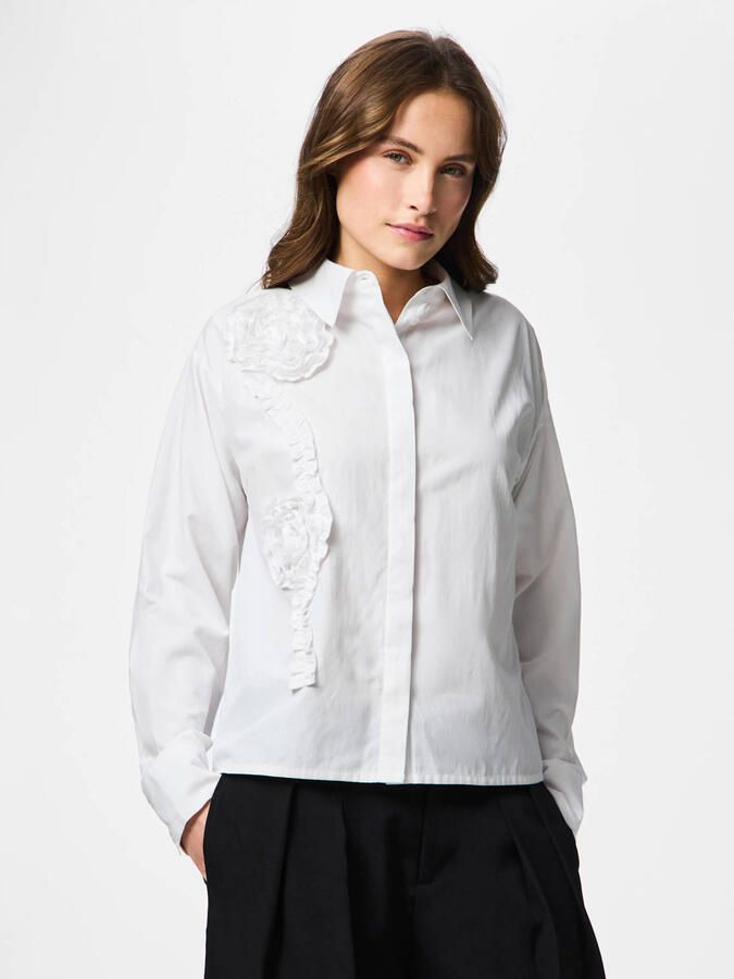 PIECES blouse wit