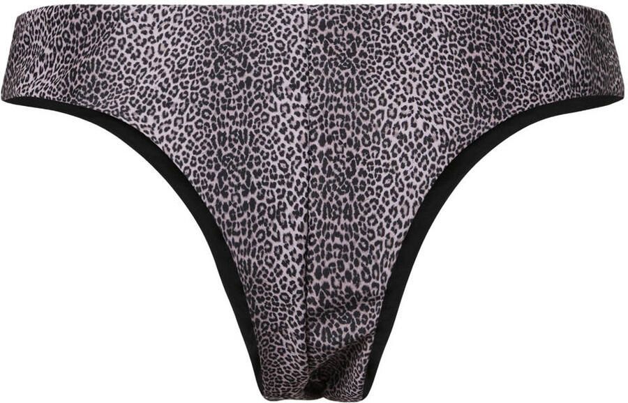 PIECES brazilian bikinibroekje PCBAOMI zwart beige - Foto 2