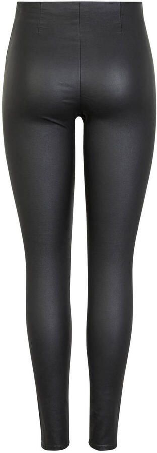 Pieces Imitatieleren broek PCSKIN PARO HW COATED LEGGINGS NOOS BC - Foto 3