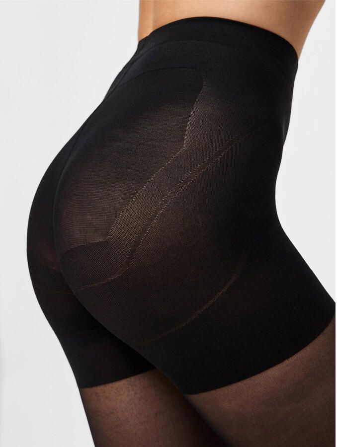 PIECES corrigerende panty PCSHAPER 20 denier zwart - Foto 2