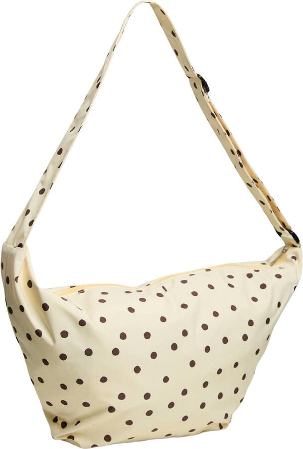 PIECES crossbody tas met stippen PCAMANDA ecru
