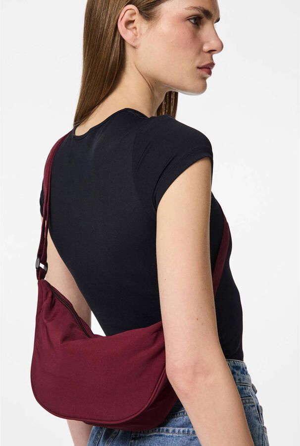 PIECES crossbody tas PCAMANDA bordeauxrood - Foto 3