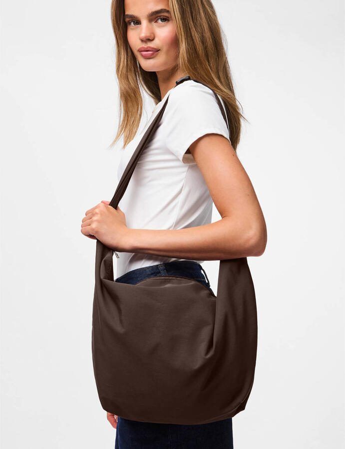 PIECES crossbody tas PCAMANDA donkerbruin - Foto 2