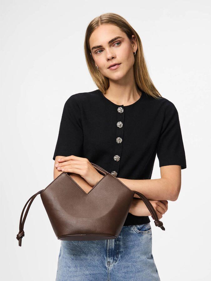 PIECES crossbody tas PCMARIA donkerbruin - Foto 2