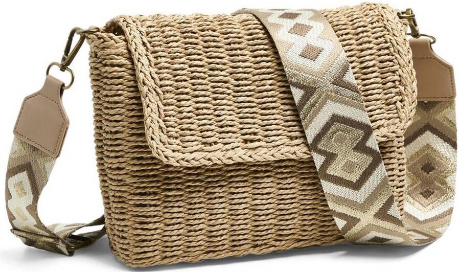 PIECES crossbody tas PCSENIA naturel beige
