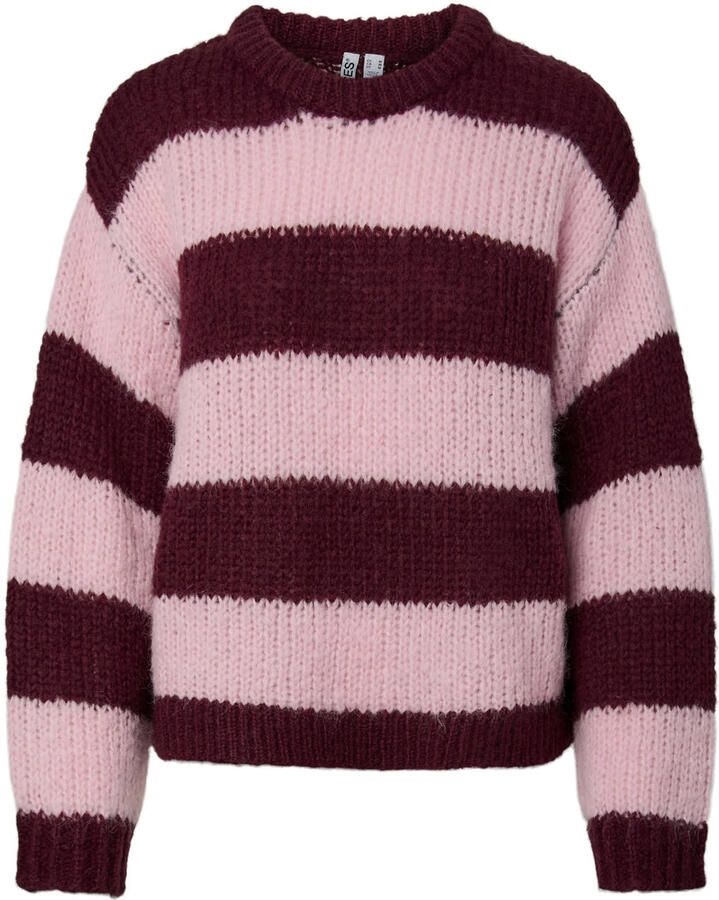 Pieces Regular fit pullover in two tone look model 'DORTHEA'